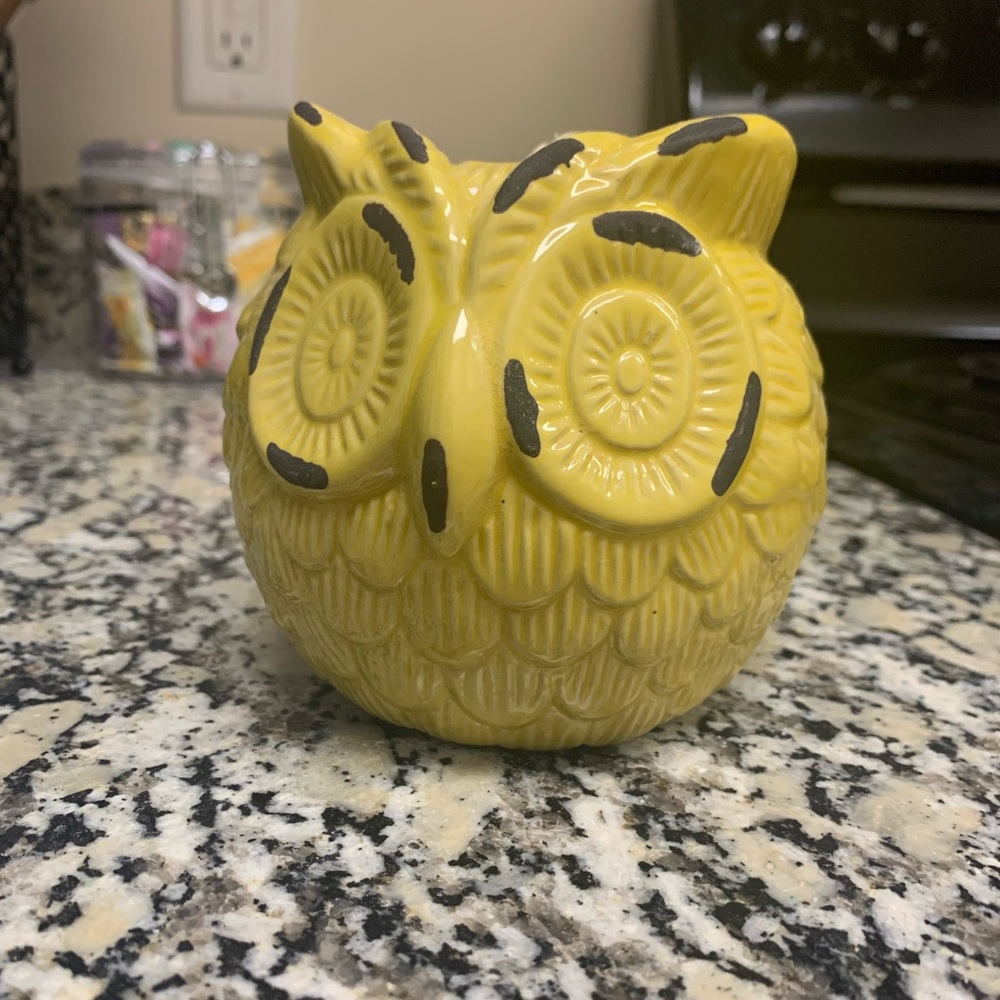 Owl candle holder